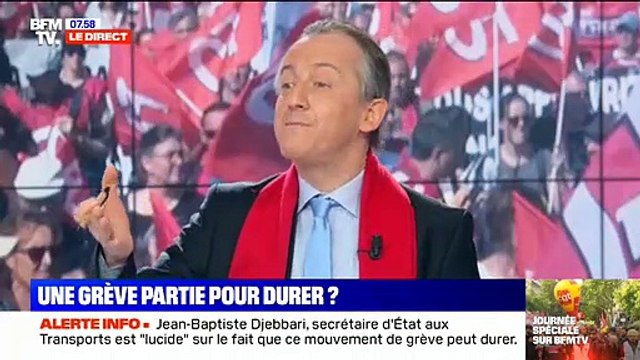 Excédé ce matin par son invité dans la matinale de BFM TV, le présentateur Christophe Delay lui lance: Stop Stop ! On n'est pas chez Pascal Praud ici !