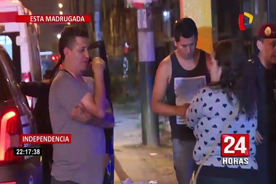 Independencia: ocupantes salieron ilesos pese a aparatoso choque entre minivan y camioneta