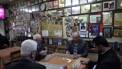 Burası 'Ölüler Kıraathanesi'...Ölen hemşehrilerini kıraathanede yad ediyorlar