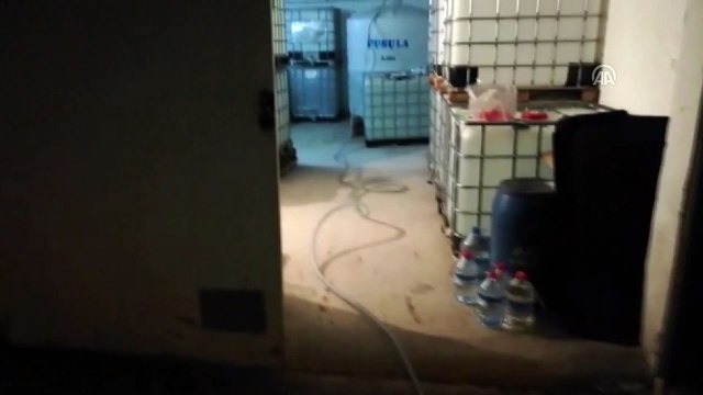 Başkentte sahte içki üretiminde kullanılan 24 ton etil alkol ele geçirildi