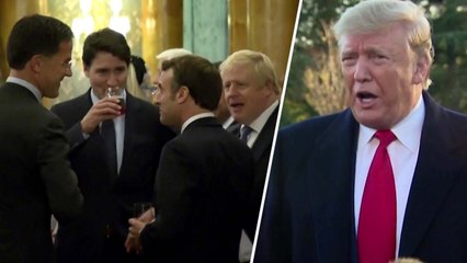 '뒷담화' 동영상 '왕따'된 트럼프, 기자회견 돌연 취소 후 귀국길 / YTN