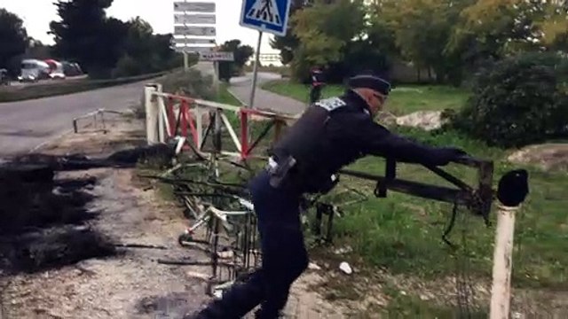 Martigues : le blocage est levé au rond-point de Lavéra