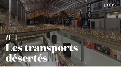 Au matin de la grève générale, les gares d'Ile-de-France désertées