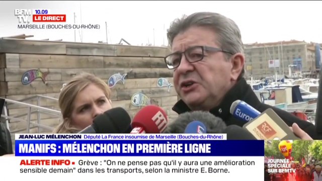 Jean-Luc Mélenchon: C'est le début d'un mouvement social de forte intensité (...) le régime macroniste a fait le choix de cette confrontation