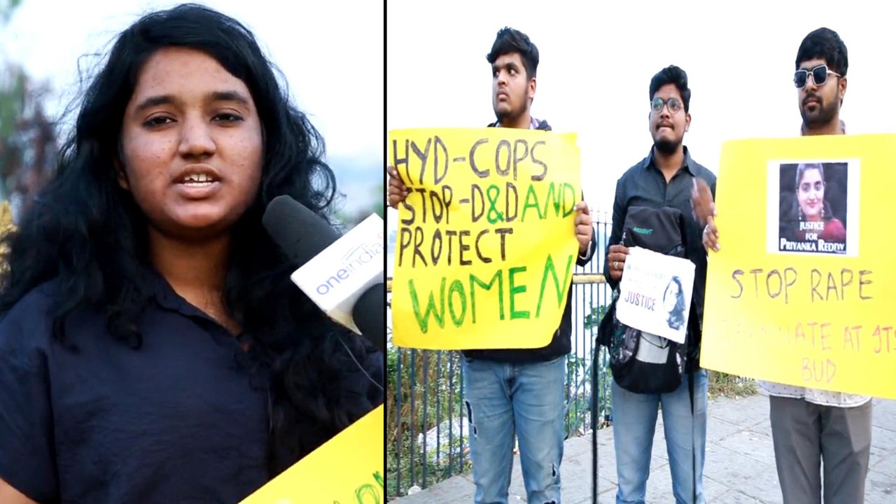 Disha Issue : Hyderabad Youth Different Opinions On 4 Guys || Oneindia Telugu