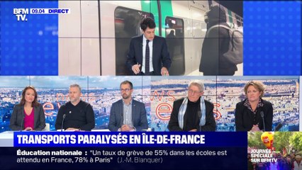 Transports paralysés en Île-de-France - 05/12