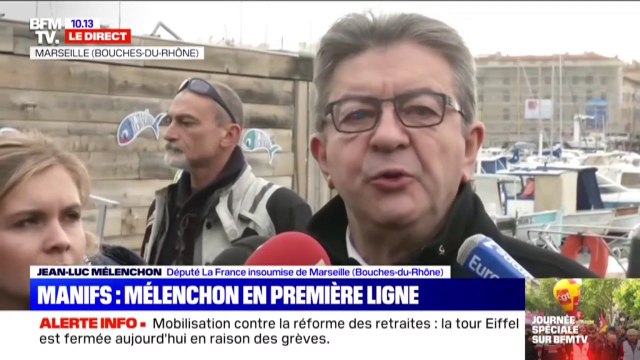 Mélenchon: L'économie du pays va prendre un coup (...) il n'y a pas que les petites paies dans la rue, il y a aussi les cadres