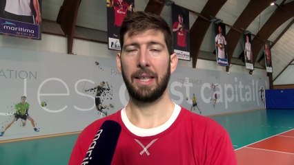 Julien Bourdon avant Martigues Volley - France Avenir 2024
