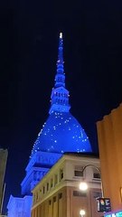 Torino - Appendino accende la Mole Antonelliana (04.11.19)
