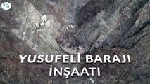 Yusufeli Barajı ve HES'in güncel görüntüleri paylaşıldı