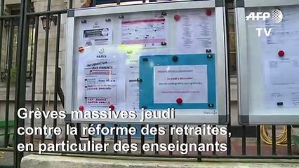 Grèves massives contre la réforme des retraites, l'exécutif maintient son calendrier