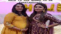Geeta Phogat receives surprise baby shower at Babita Phogat's reception