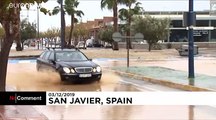 Centenas de evacuados por inundações no sudeste de Espanha
