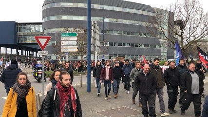 Brest. Départ de la Manifestation