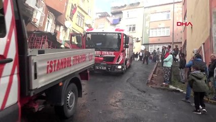 Beyoğlu'nda yangın; yabancı uyruklu kişi canını böyle kurtardı
