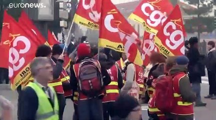 Franciaországban megállt az élet