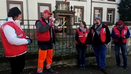 Gréve des retraites à Sarrebourg : une délégation FO reçue en Préfecture