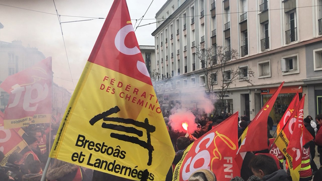 Brest. La manifestation occupe la rue de Siam