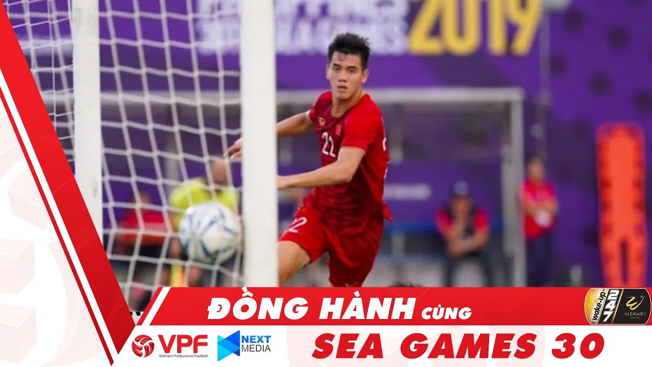 Tình huống trọng tài quyết định cho U22 Việt Nam đá penalty lại, Tiến Linh sút tung lưới Thái Lan