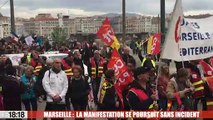 Marseille : la manifestation se poursuit dans le calme