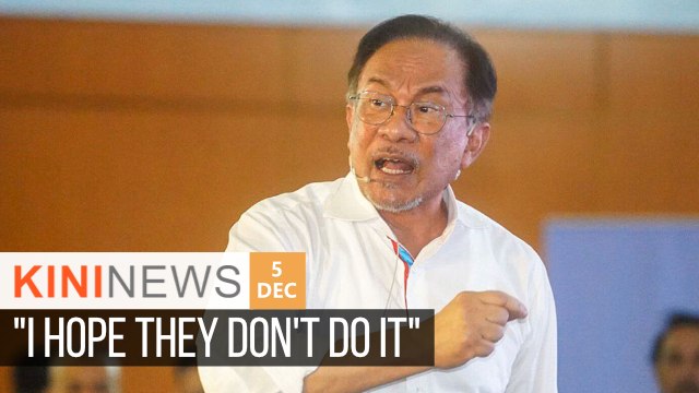 Party saboteurs will be sacked, says Anwar | Kini News - 5 Dec