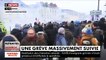Spéciale Grève - Premiers incidents dans les manifestations à Nantes et à Lyon, la police riposte - VIDEO