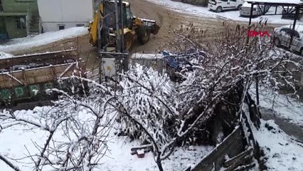 Adıyaman çelikhan'a yılın ilk karı yağdı