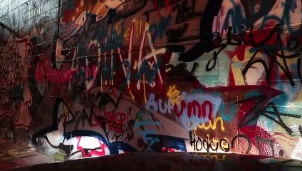 BALTIMORE HOUSING PROJECTS AT NIGHT  HUGE RATS SPOTTED