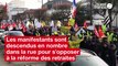 Manifestation contre la réforme des retraites à Vannes