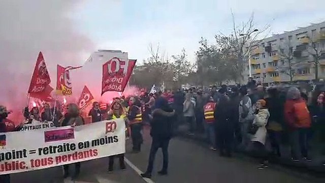 Valence : plusieurs milliers de personnes contre la réforme des retraites