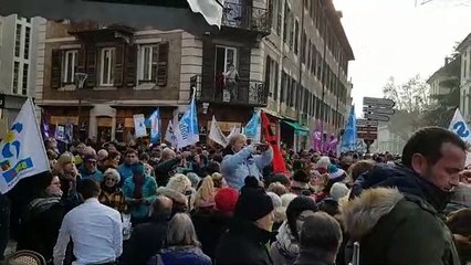 Manifestation à Chambéry