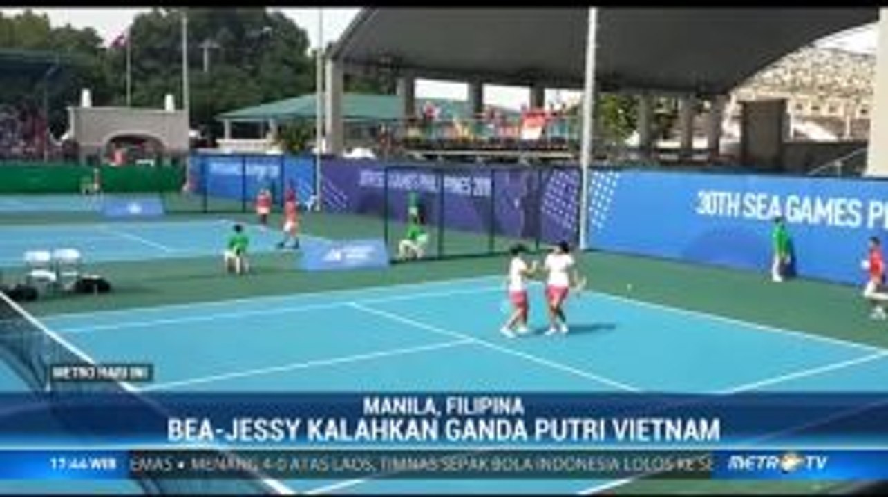 Ganda Putri Tenis Bea/Jessy Lolos ke Semifinal SEA Games