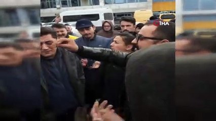 Posta dağıtım merkezi çalışanları eylemde