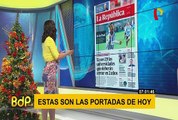 Mira las principales portadas de diarios locales este jueves 5 de diciembre