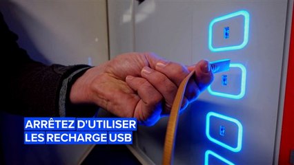 Ne chargez plus votre téléphone sur des ports USB.