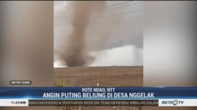 Angin Puting Beliung Melanda Rote Ndao NTT