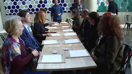 Türk Kahvesi Günü’nde kahve ile resim çizdiler