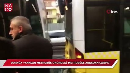 Fikirtepe’de metrobüs kazası