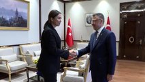 Cumhurbaşkanı Yardımcısı Oktay, KKTC İçişleri Bakanı Baybars'ı kabul etti