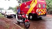 Jovem se fere ao cair de motocicleta no Bairro Brasília