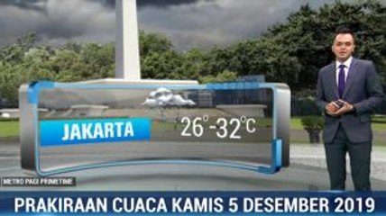 Prakiraan Cuaca, Kamis 5 Desember 2019