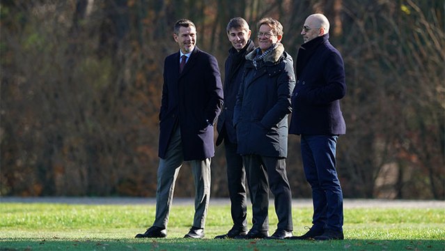 Rossoneri al lavoro sotto gli occhi di Fabio Capello