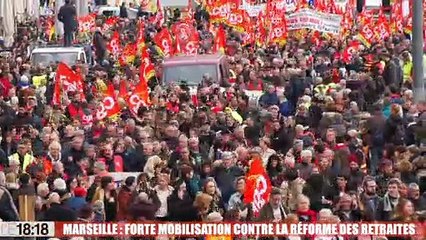 Forte mobilisation en Provence contre le projet de réforme des retraites, notre édition spéciale