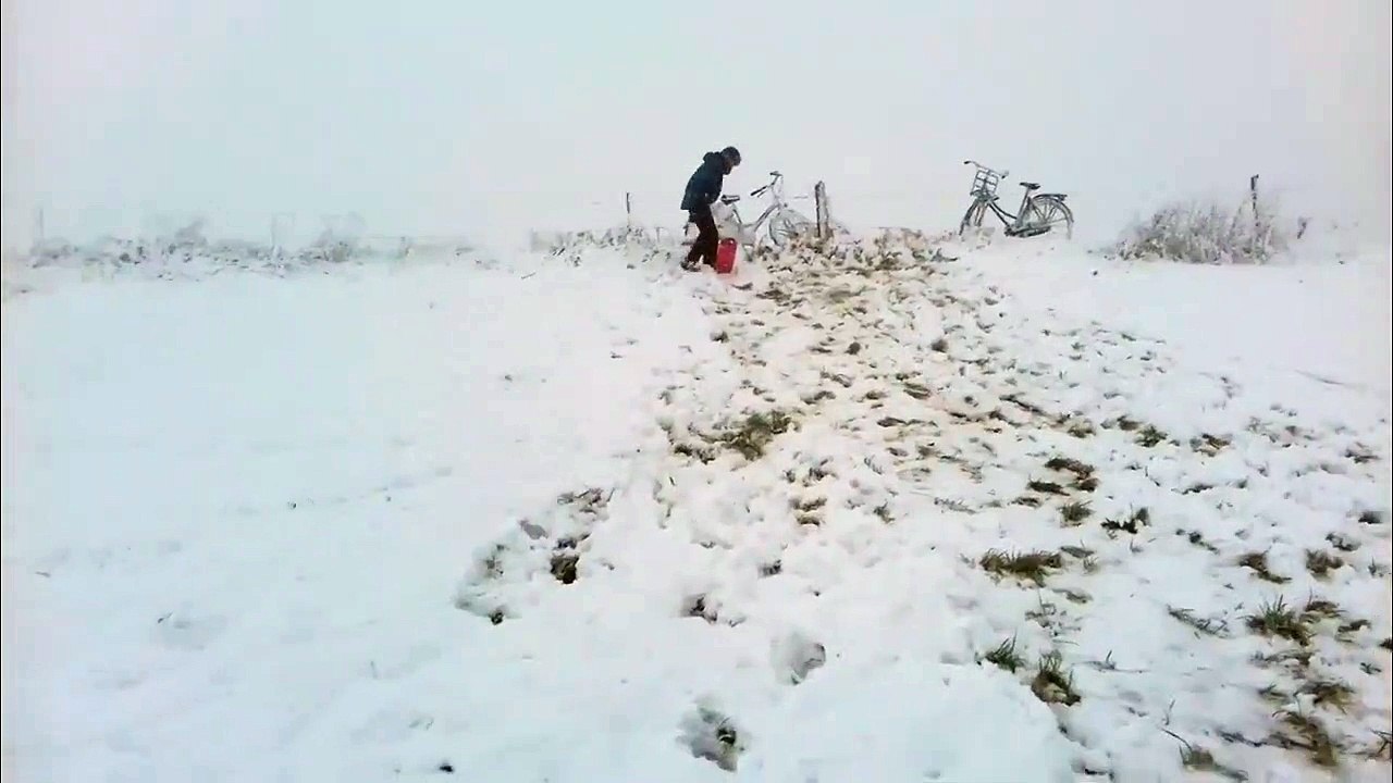 When You Want To Ski In The Farm