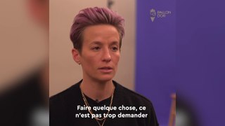 Foot - Ballon d'Or France Football 2019 : Rapinoe «Si je veux que ça change, je dois agir»