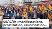 Manifestations, prostitution, réunification ... 5 Infos du 05 décembre