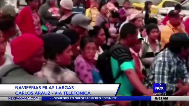 Largas filas en las Naviferias Fuertes lluvias dejan afectaciones en Colón - Nex Noticias