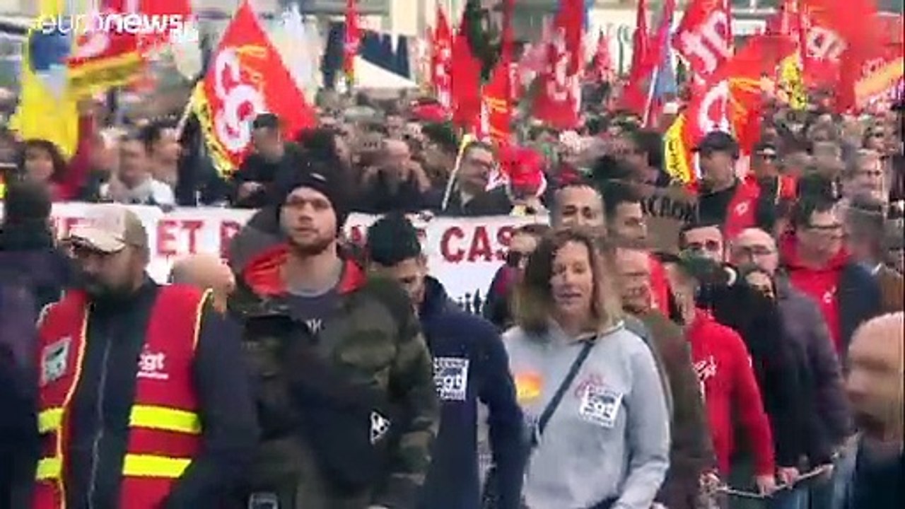 Massive Proteste und Streiks in Frankreich legen öffentliches Leben lahm