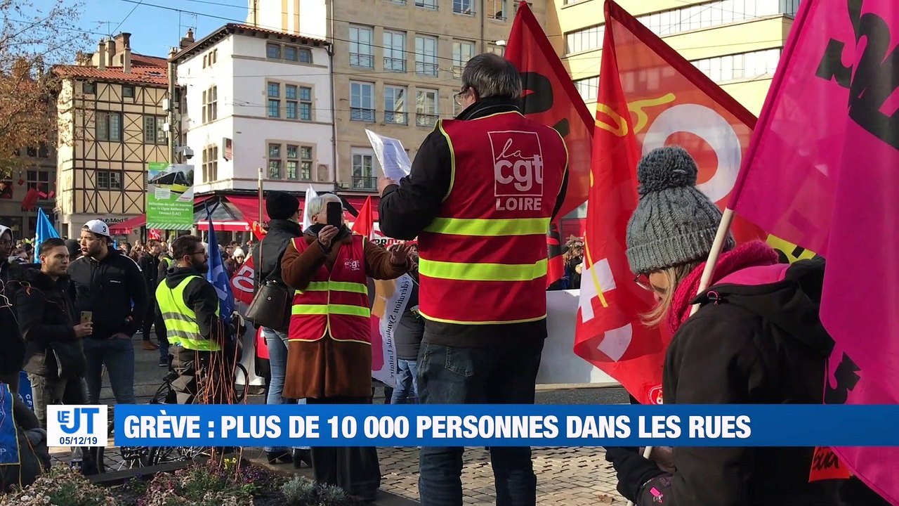 A la Une : Plus de 10 000 personnes dans les rues contre la réforme des retraites à Saint-Etienne / Et demain, quelles sont vos prévisions trafic / Festival de but dans la chaudron / La Sainte-Barbe se fête en avance à Sorbiers