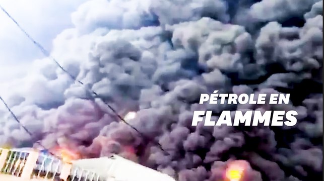 Les images impressionnantes d'un incendie au Nigéria après l'explosion d'un oléoduc